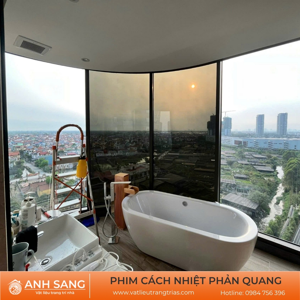 Decal dán kính phản quang màu đen - cách nhiệt - chống nắng tốt nhất