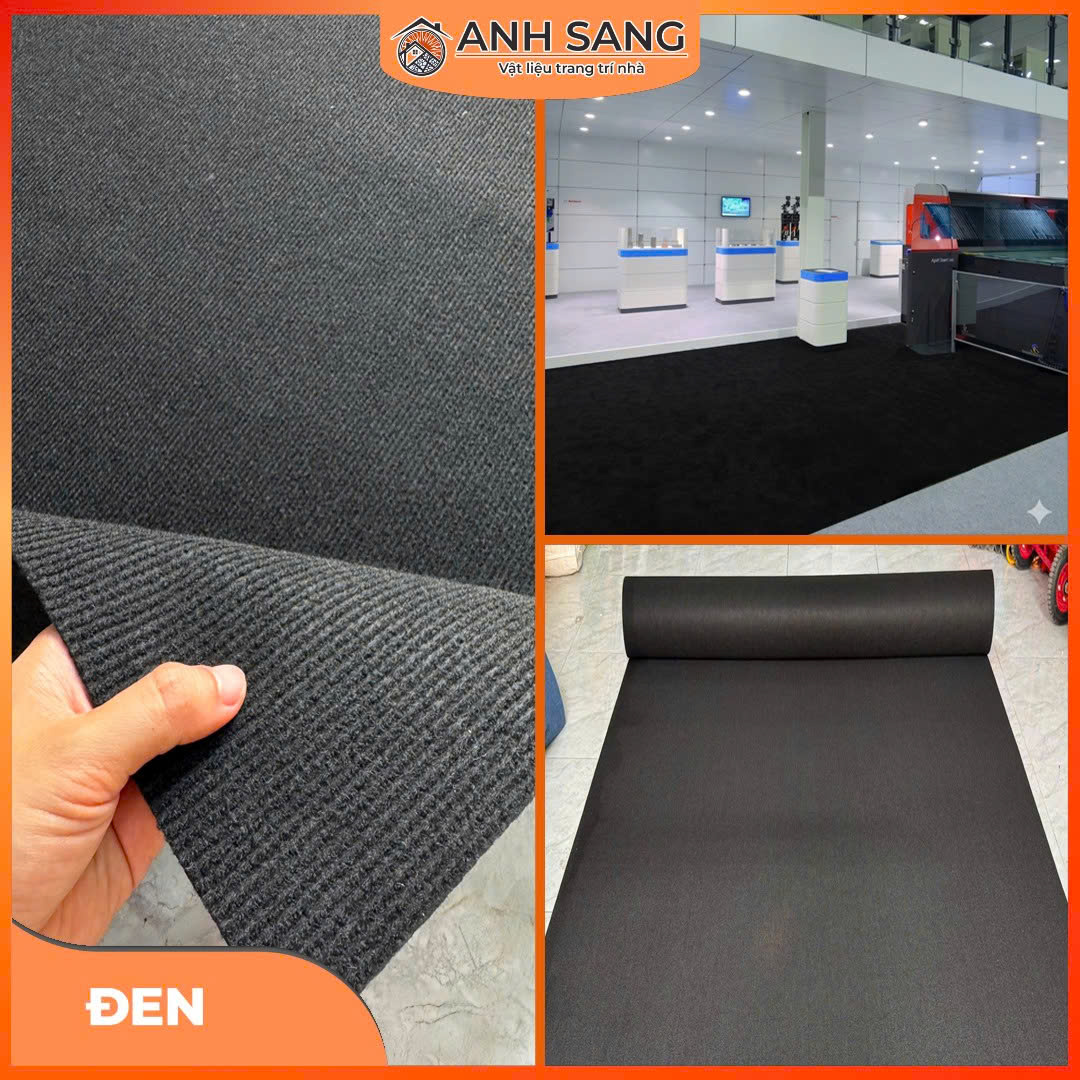 Thảm nỉ sự kiện màu đen