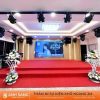 Thảm nỉ đỏ đô trải sự kiện