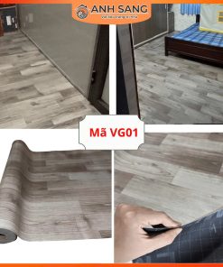 Thảm simili VG01-Gỗ Xám sáng