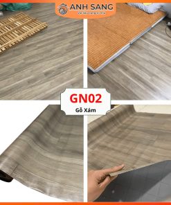 Thảm simili vân gỗ xám GN02