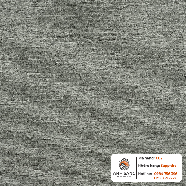 Thảm tấm Sapphire C02 (kích thước 50cm x 50cm) chính là sự lựa chọn tối ưu. Với thiết kế thảm gạch tiện lợi, chất liệu sợi PP dệt vòng bền bỉ cùng lớp đế PVC chống trượt tuyệt đối, sản phẩm mang lại vẻ đẹp thanh lịch và chuyên nghiệp cho mọi công trình.