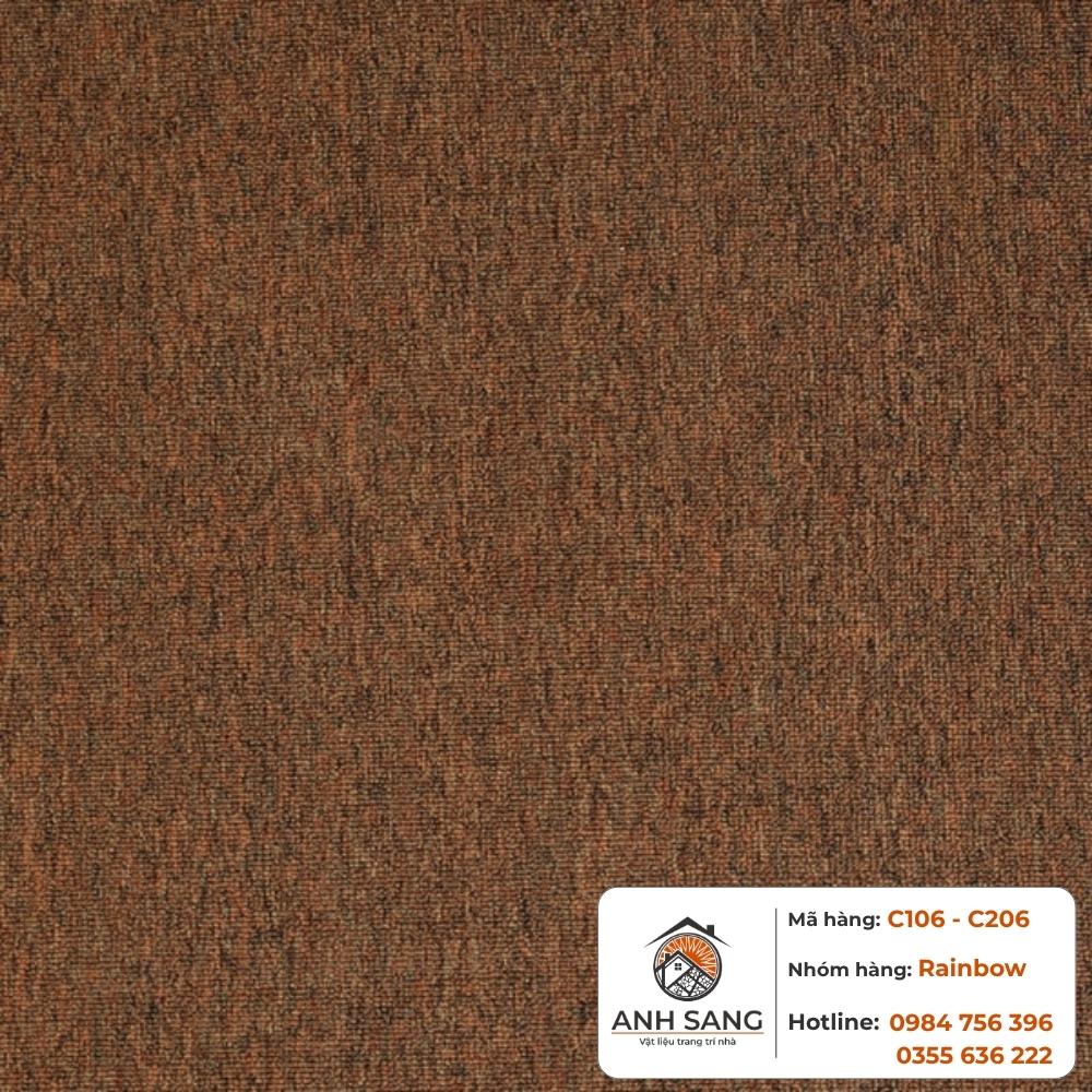 Thảm Cuộn 1 Màu Rainbow C106-C206